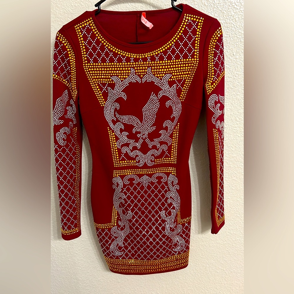 Banjul Rhinestone mini dress